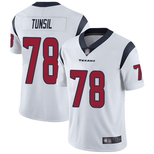 Houston Texans Limited White Men Laremy Tunsil Road Jersey NFL Football 78 Vapor Untouchable